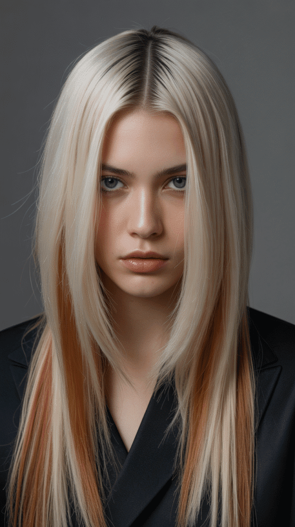 25 Stunning Blonde Hair with Caramel Lowlights for Fall 15 Pearl Blonde with Caramel Contrast Panels