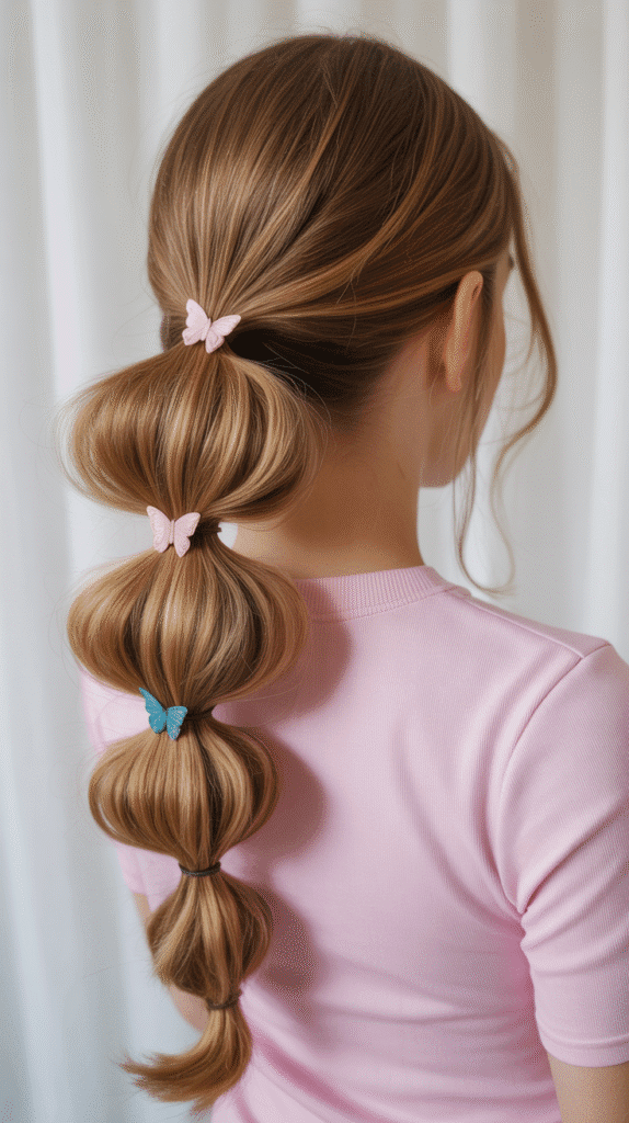 30 Step-by-Step Whimsical Hairstyle Tutorials Anyone Can Try 4 The Fairy Tale Half-Up Bubble Ponytail