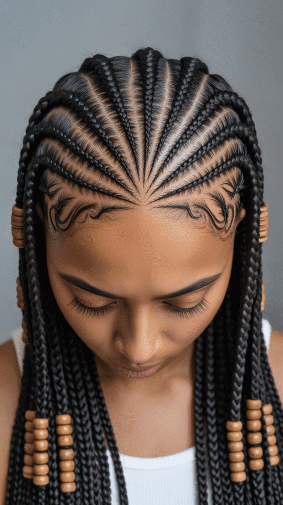 30 Trendy 2025 Braided Hairstyles for Black Women 14 Tribal Braids with Cultural Patterns