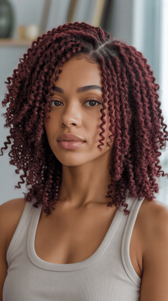 30 Trendy 2025 Braided Hairstyles for Black Women 10 Passion Twists for Textured Volume