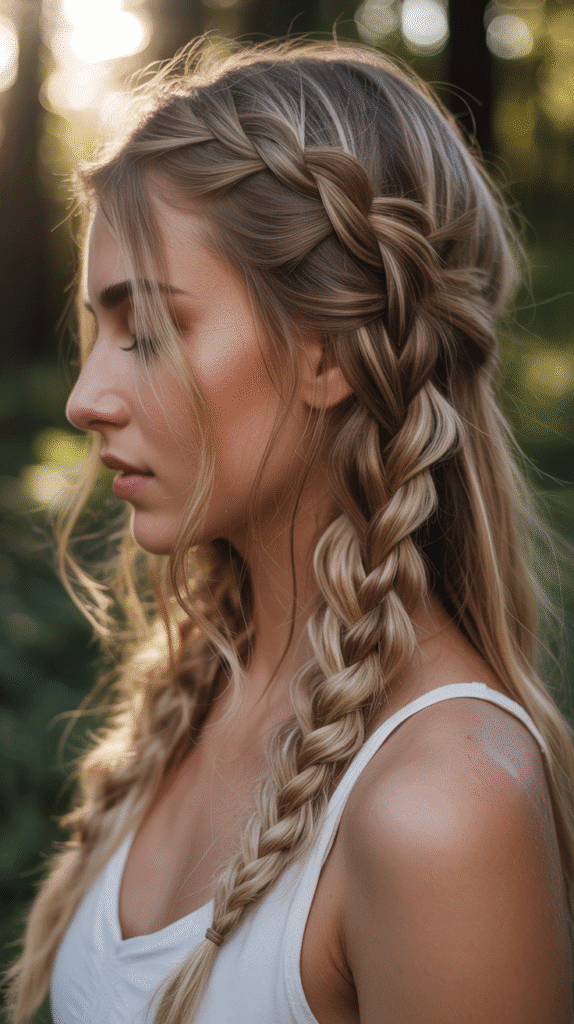 30 Elegant Elf Hairstyles for Long Hair Straight Out of a Fairytale 2  Cascading Waterfall Braid
