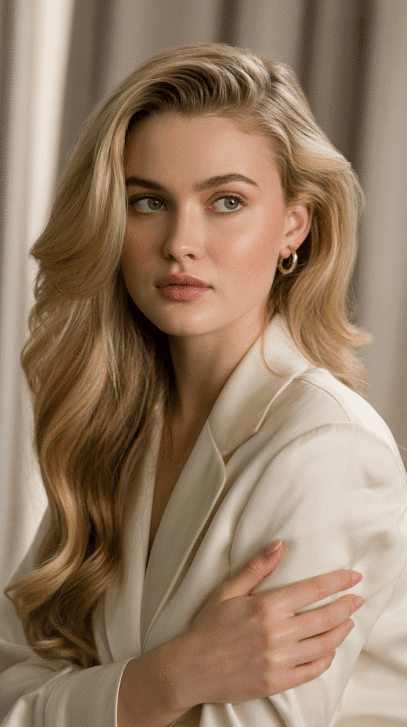 27 Best Hair Colors for Blonde Hair and Green Eyes That Make You Shine 13 Vanilla Blonde