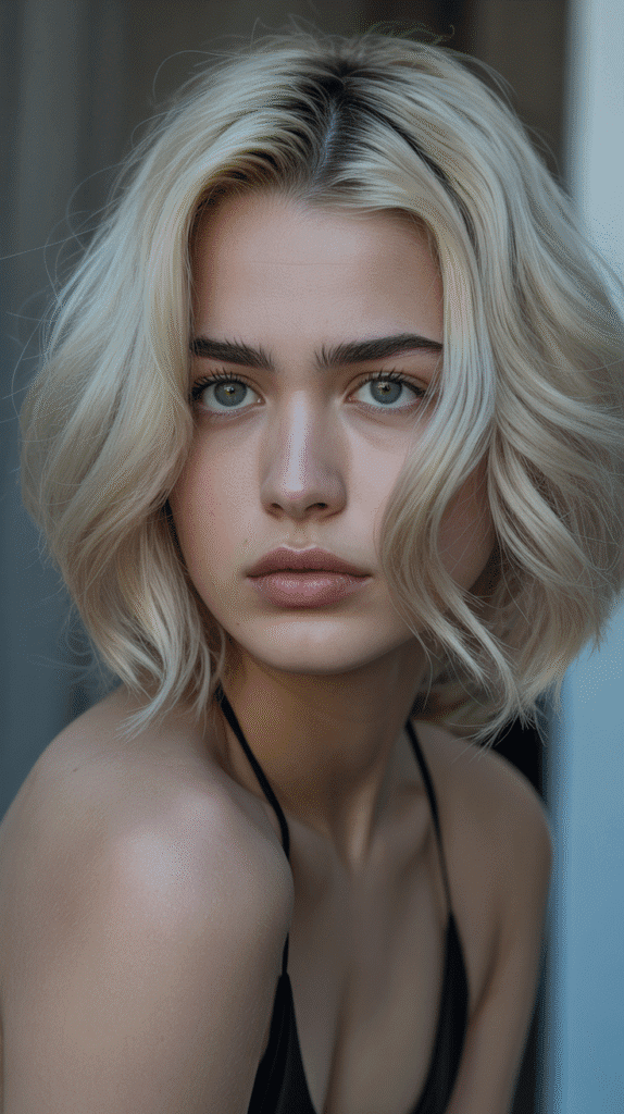 27 Best Hair Colors for Blonde Hair and Green Eyes That Make You Shine 2  Platinum Blonde