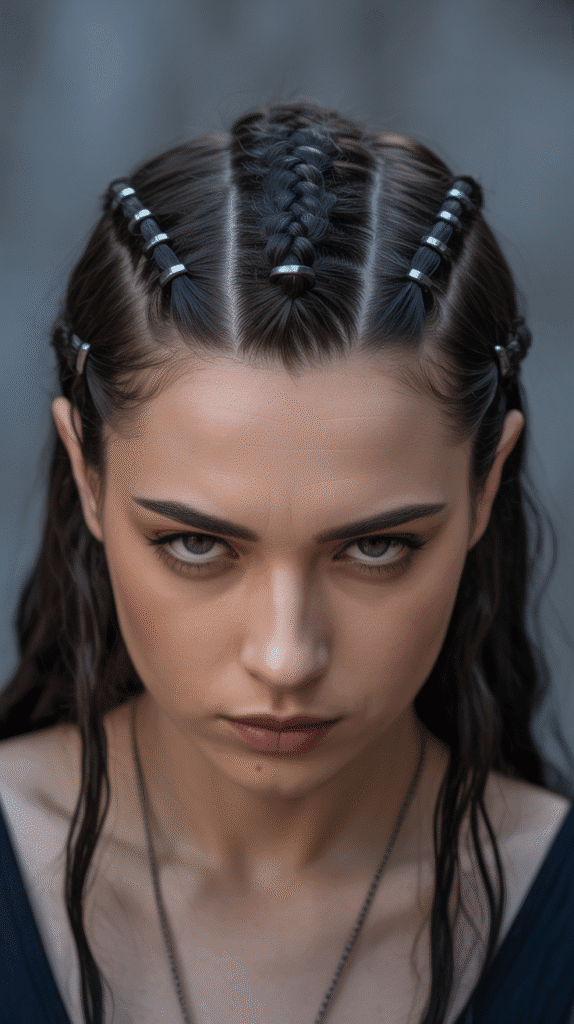 27 Magical Elf Hairstyles for Short Hair Perfect for Cosplay or Holidays 14 Braided Faux Hawk