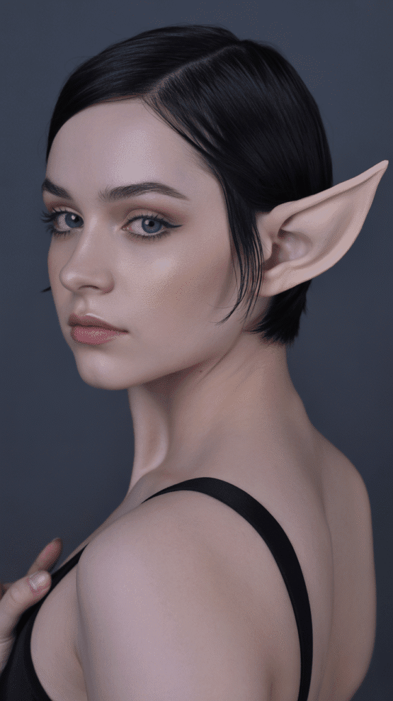 27 Magical Elf Hairstyles for Short Hair Perfect for Cosplay or Holidays 3 Pointed Ear Showcase Style