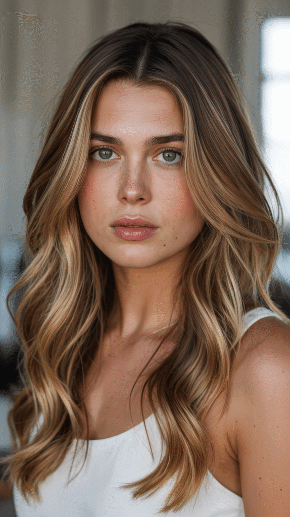 30 Gorgeous Hair Colors for Brown Hair and Green Eyes You'll Love 30  Bronde with Highlights