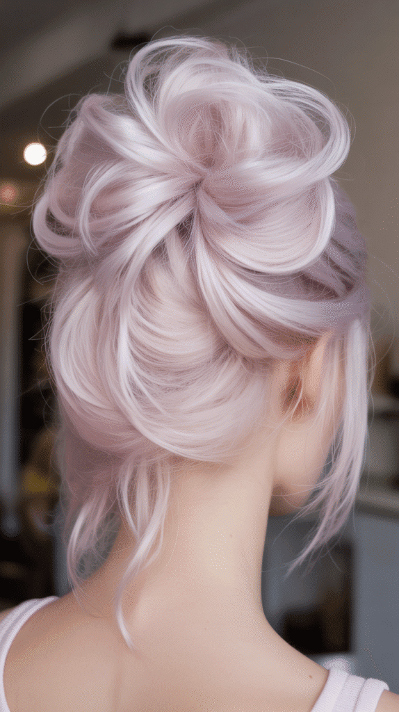 25 Easy Whimsical Hairstyles You Can Create in Minutes 15 Whipped Cream Twist Bun