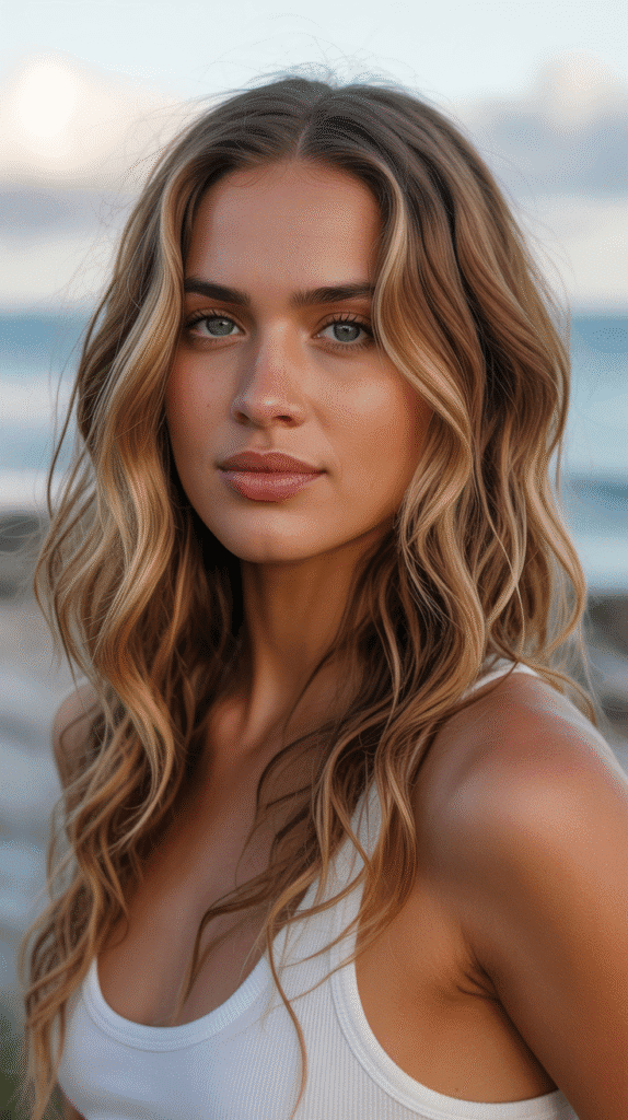 25 Stunning Hair Colors for Blue-Green Eyes That Enhance Your Look 2 Honey Blonde