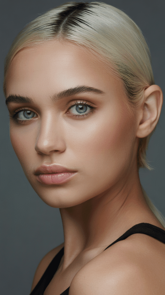 25 Stunning Hair Colors for Blue-Green Eyes That Enhance Your Look 14 Icy Blonde