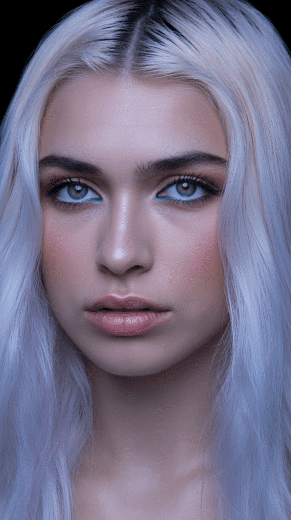25 Stunning Hair Colors for Blue-Green Eyes That Enhance Your Look 7 Platinum Blonde