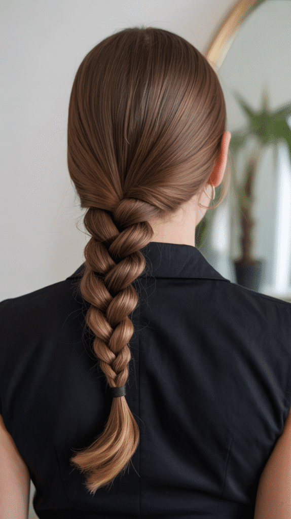 26 Stunning Whimsical Half-Up Hairstyles Perfect for Everyday Magic 6 Rope Braid Half-Up