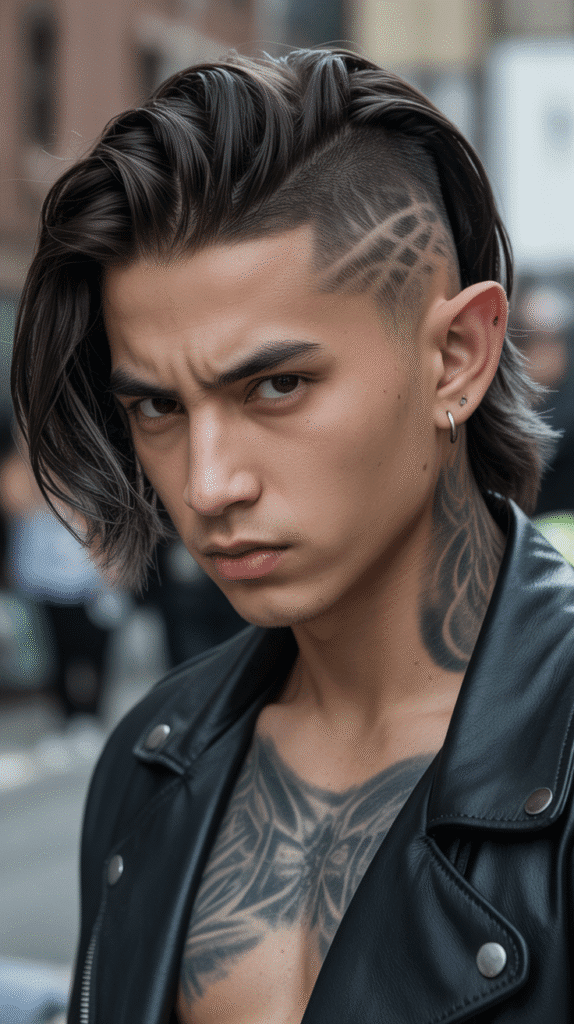 26 Cool Elf Hairstyles for Male Elves Inspired by Fantasy Worlds 9 The Rebellious Undercut Warrior
