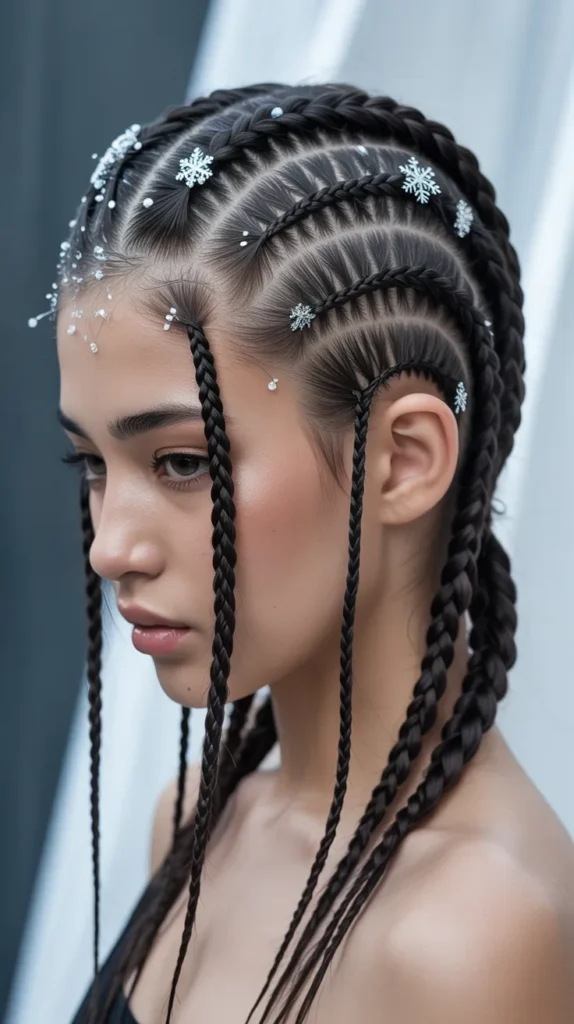 Dutch Braid Mohawk Style