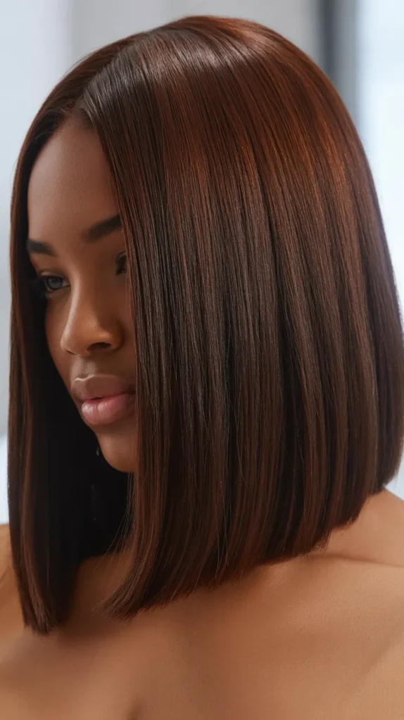Classic Straight Long Bob