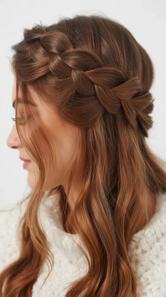 Dutch Braid Crown