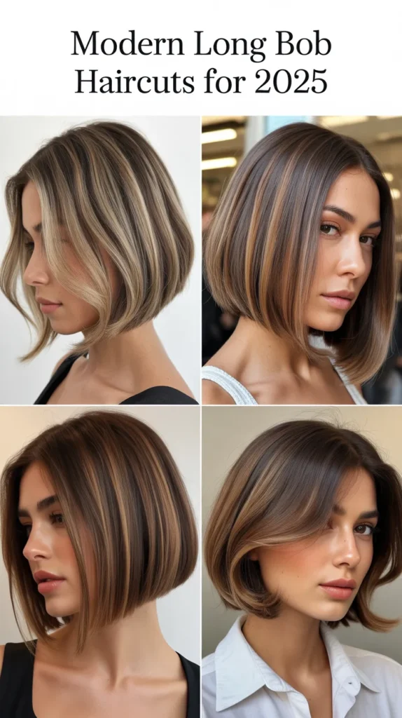 Long Bob with Side Swept Style