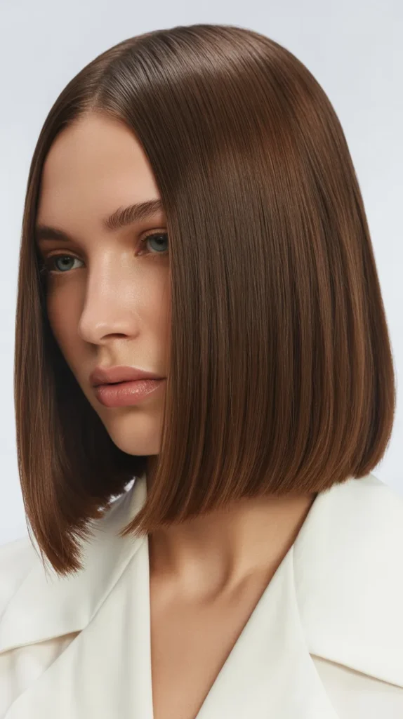 Classic Straight Long Bob