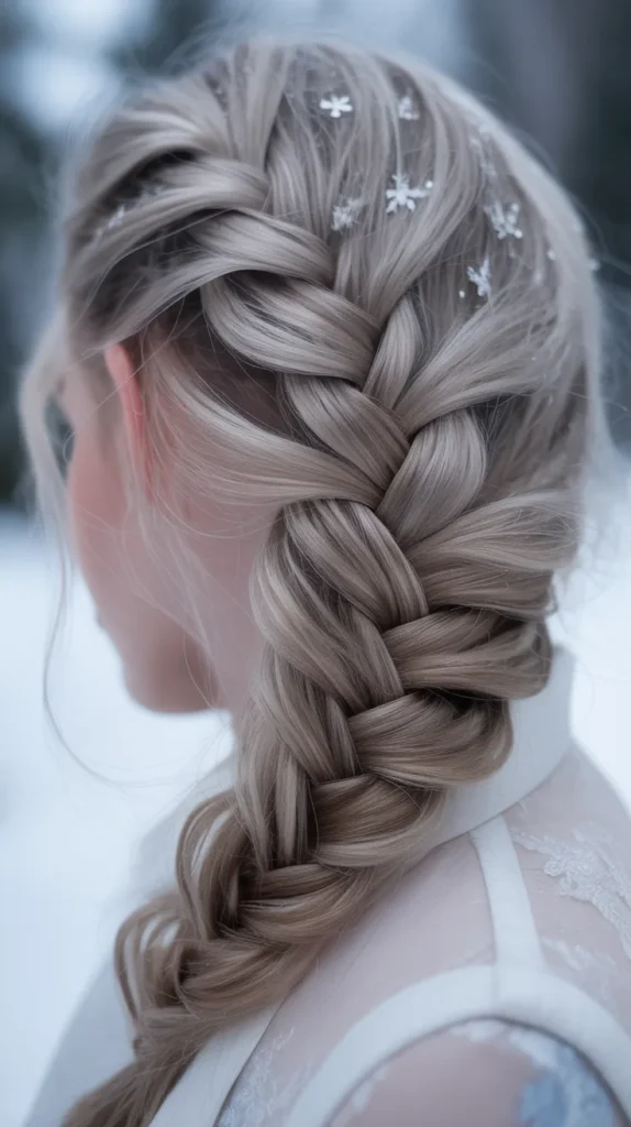  Fishtail Braid Side Sweep