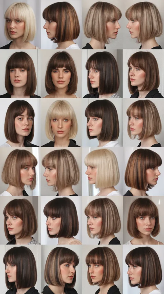 26 Elegant Very Long Bob with Curtain Bangs Ideas