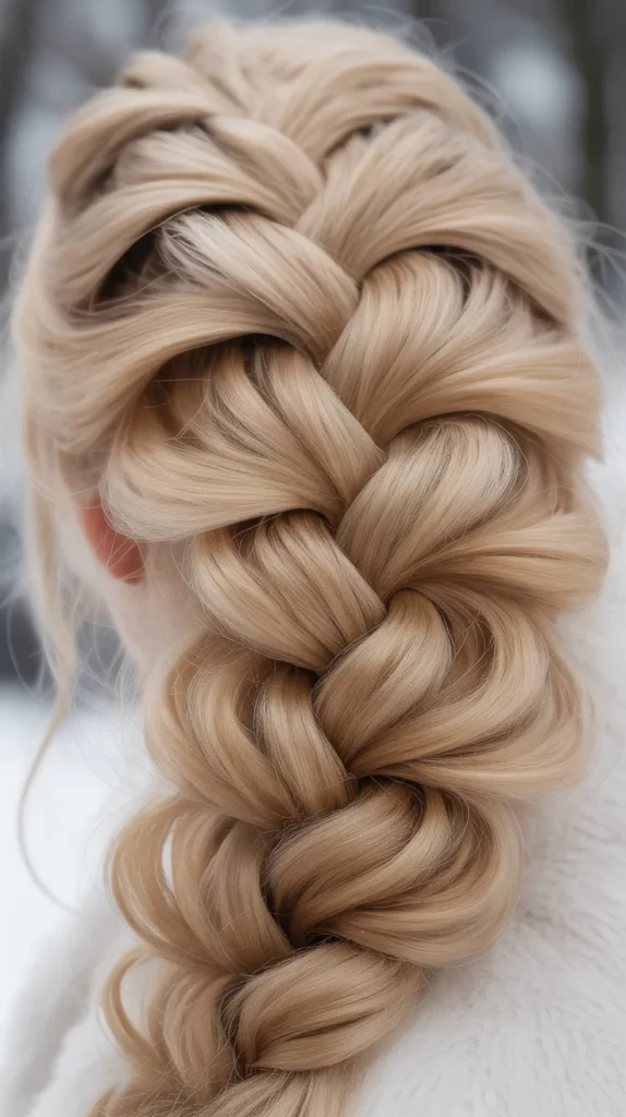 Champagne Blonde Pull-Through Braids