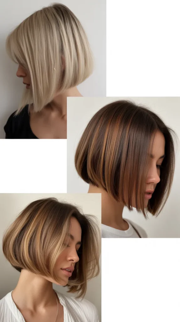 Angled Long Bob (A-Line Bob)