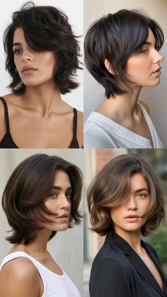 Textured Choppy Long Bob