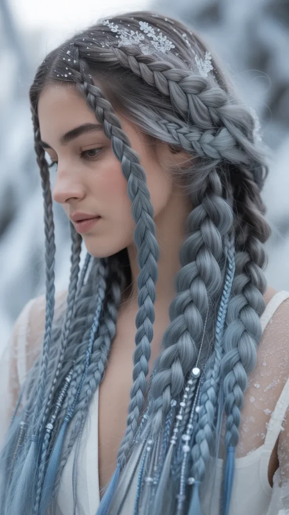 Cascading Multi-Braid Waterfall