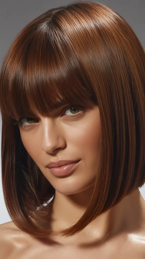 Long Bob with Heavy Fringe