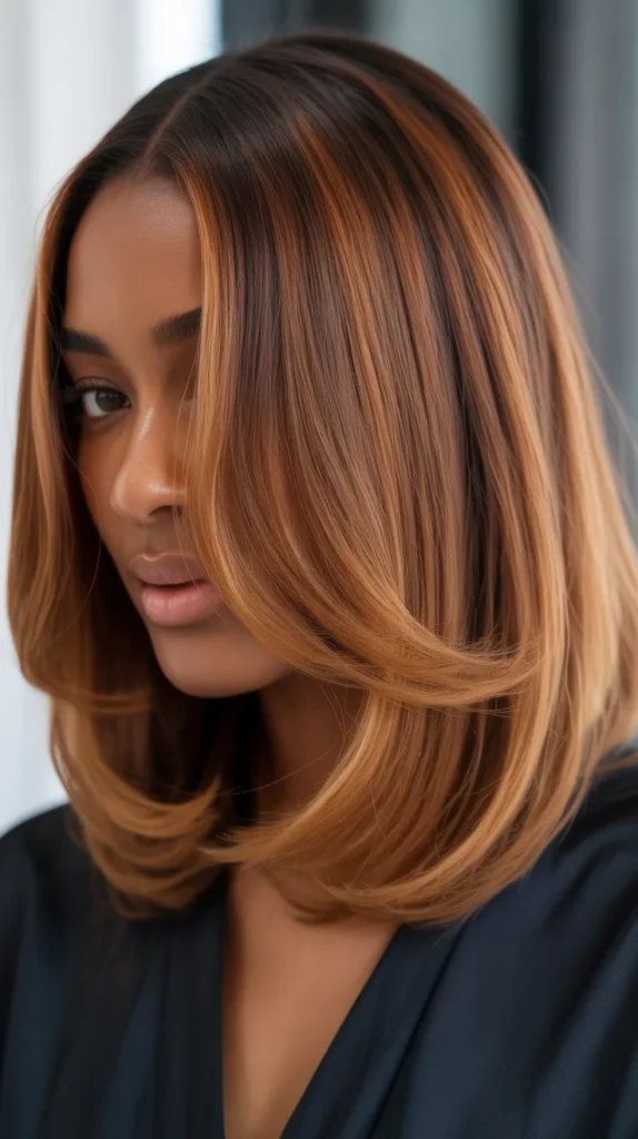  Long Bob with Ombré Effect