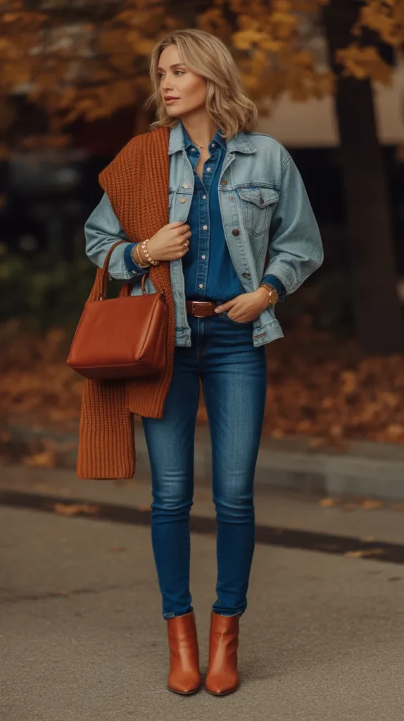 Denim on Denim Fall Style