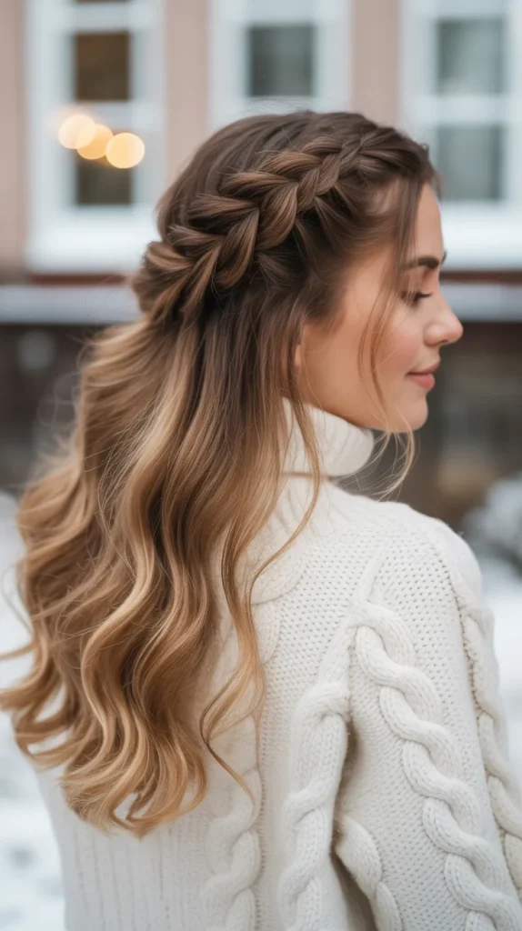  Braided Half-Up Half-Down