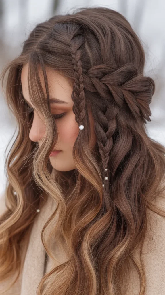 Accent Braids with Multi-Dimensional Brunette