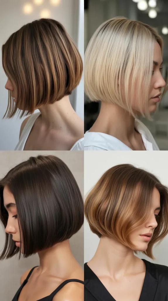 Long Bob with Concave Shape