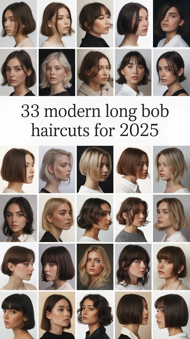 33 Modern Long Bob Haircuts for 2025