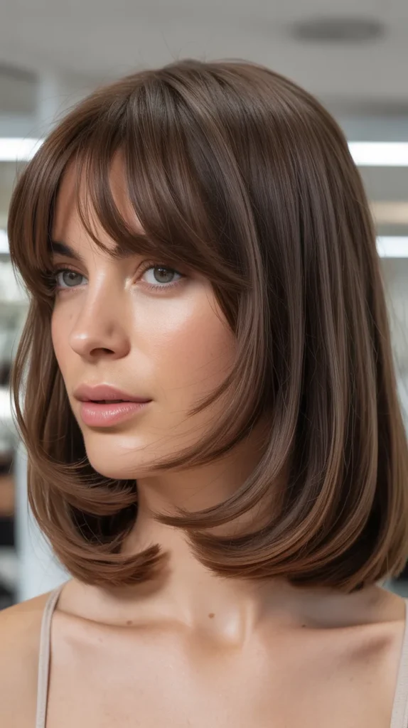 Long Bob with Curtain Bangs Maintenance and Styling Tips