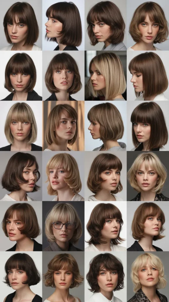 35 Chic Long Bob with Bangs and Layer