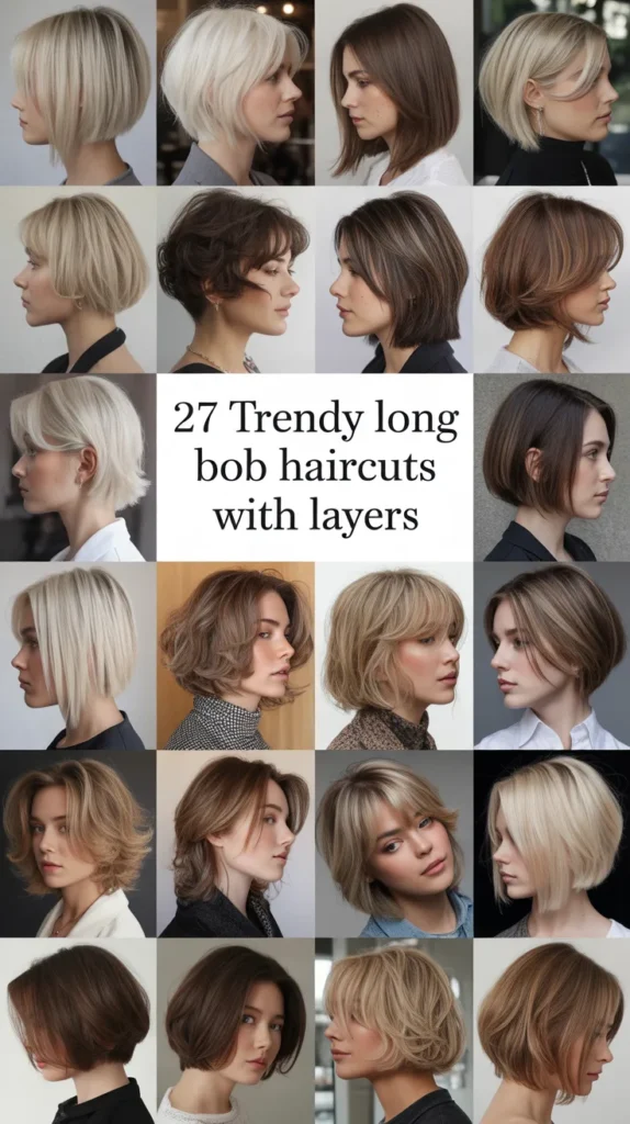 27 Trendy Long Bob Haircuts with Layers