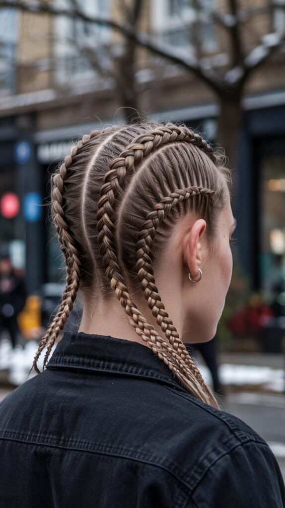 33 Easy Winter Hair Braids You'll Love 21 Braided Mohawk