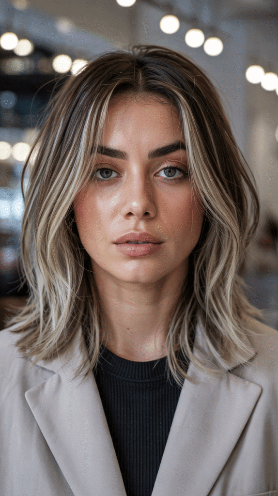 Razored Layered Long Bob