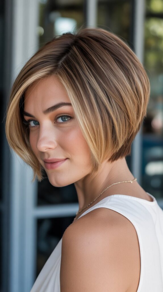 27 Stunning Choppy Bob Haircuts for Thick Hair 12 Graduated Choppy Bob