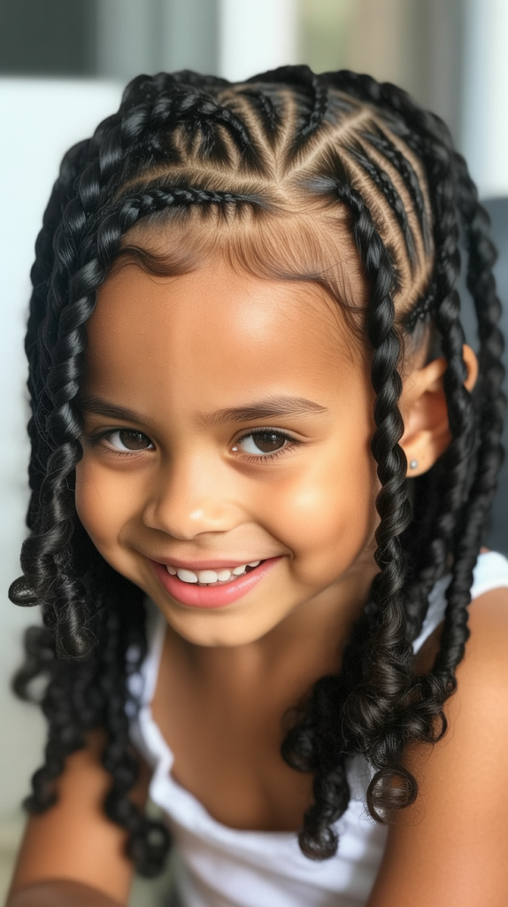 Cornrows with Twists