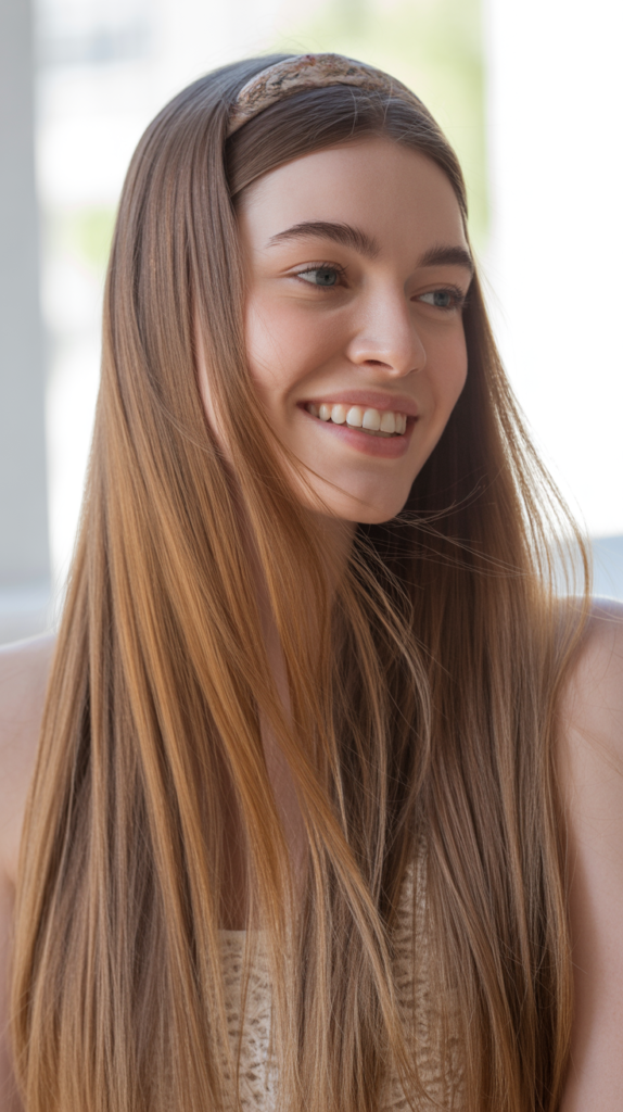 Straight Hair with Headband