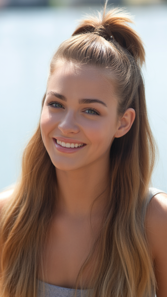 High Ponytail with Volume