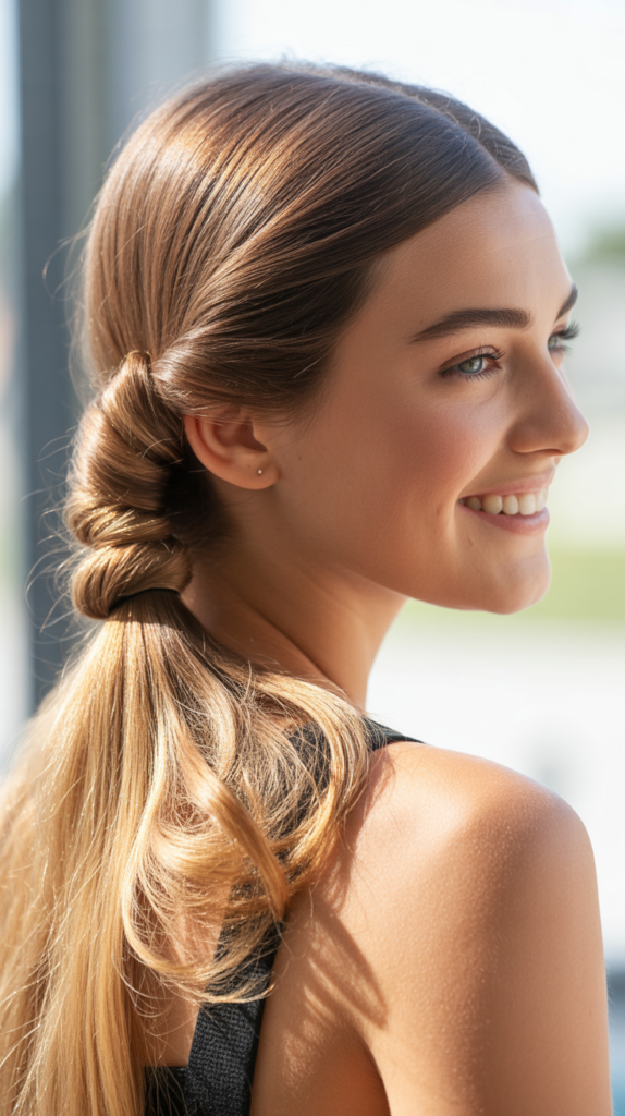 Twisted Side Ponytail