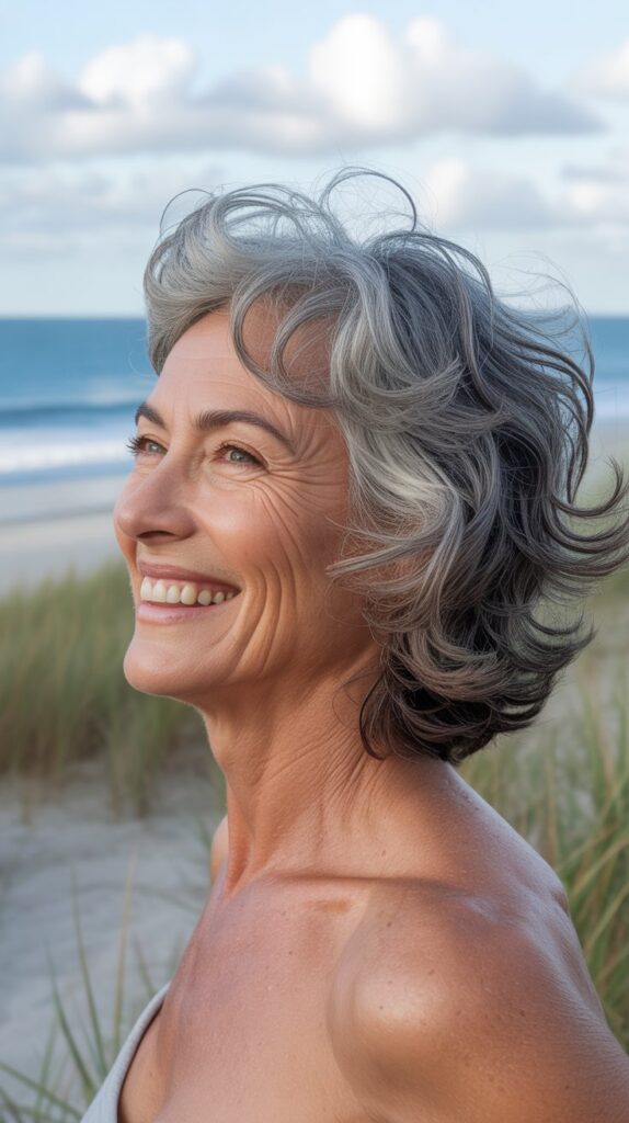 Tousled Waves at Shoulder Length