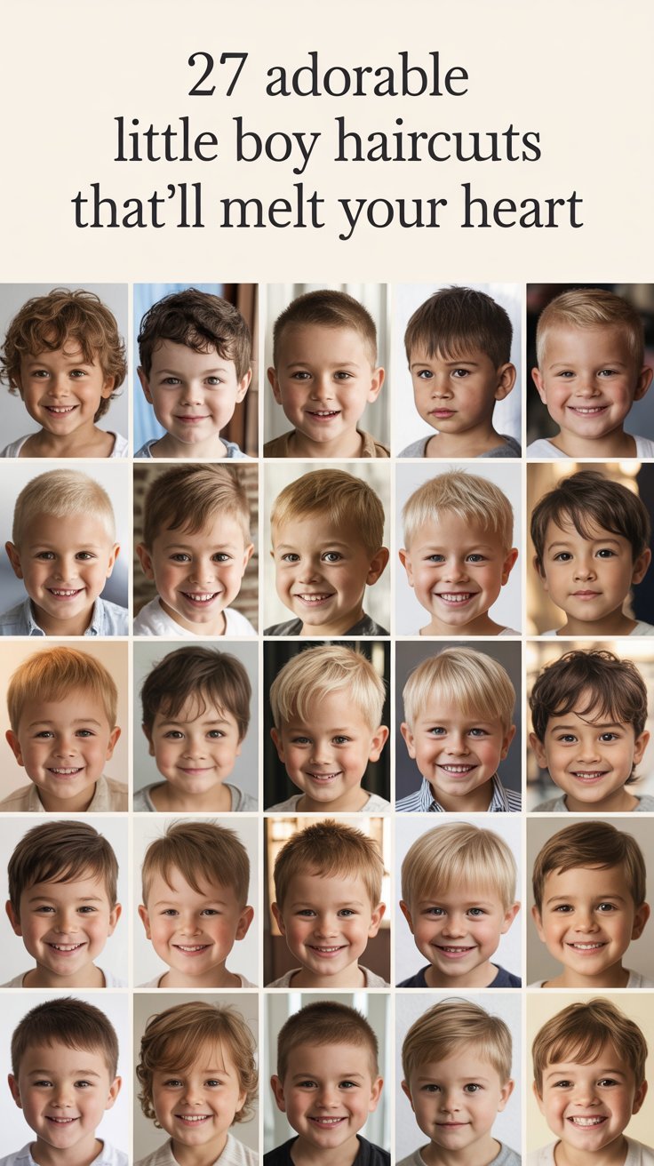 27 Adorable Little Boy Haircuts That'll Melt Your Heart
