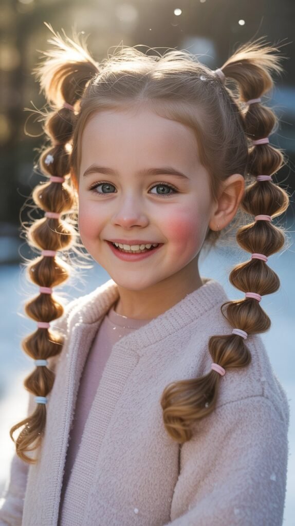 Bubble Braid Ponytail