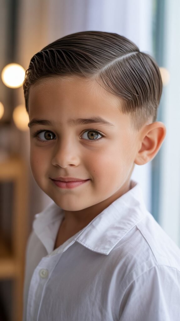 The Slicked Back Look