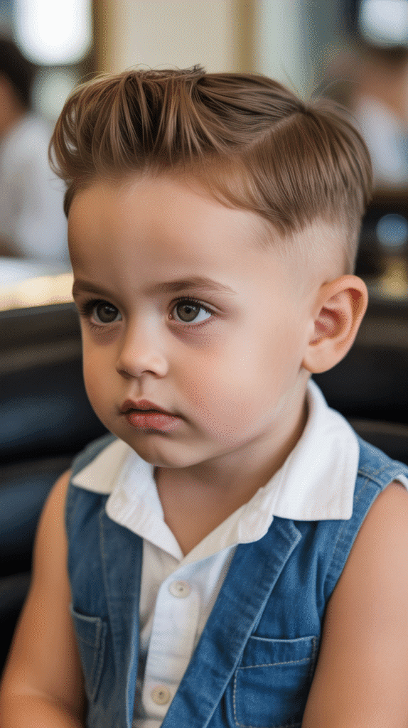 23 Toddler Boy Fade Haircuts That Are Totally Adorable 16 Pompadour Fade