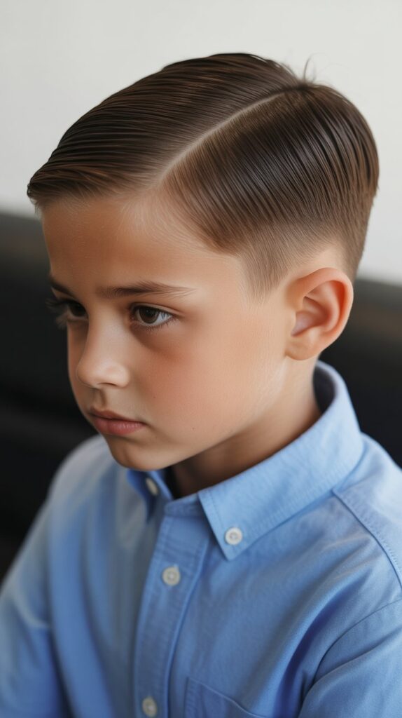 . The Side Part Mullet